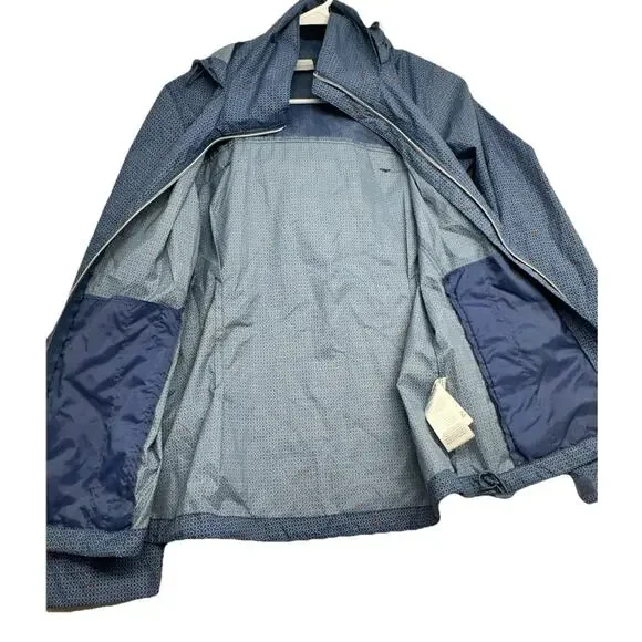 Columbia Sportswear Womens Running Jacket Size S Blue Full Zip Tuck Away Hood - Picture 12 of 12